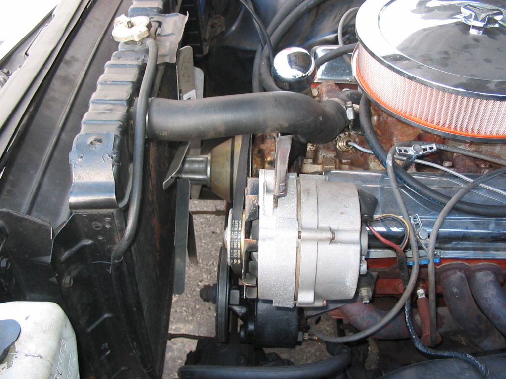 thermostat housing hits temp sending unit Team Chevelle